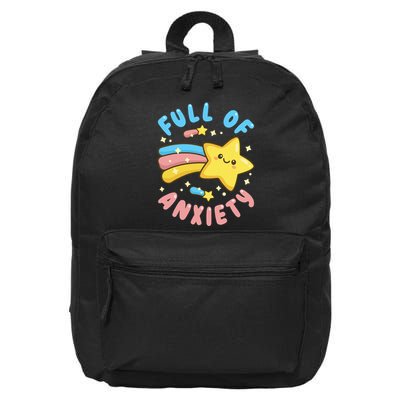Pastel Goth Full Of Anxiety 16 in Basic Backpack