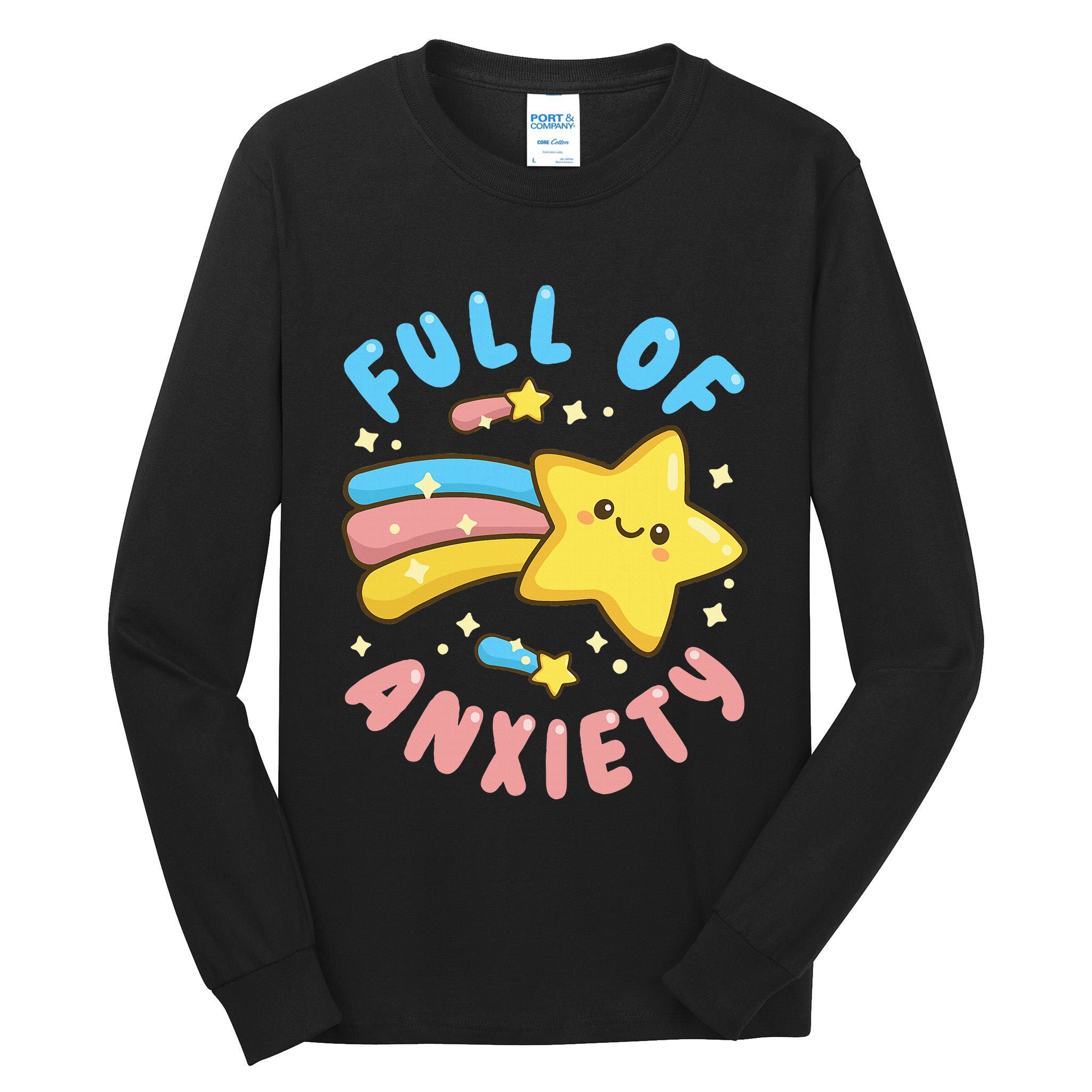 Pastel Goth Full Of Anxiety Tall Long Sleeve T-Shirt