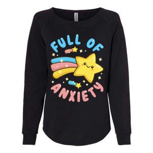 Pastel Goth Full Of Anxiety Womens California Wash Sweatshirt