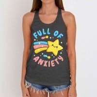 Pastel Goth Full Of Anxiety Women's Knotted Racerback Tank