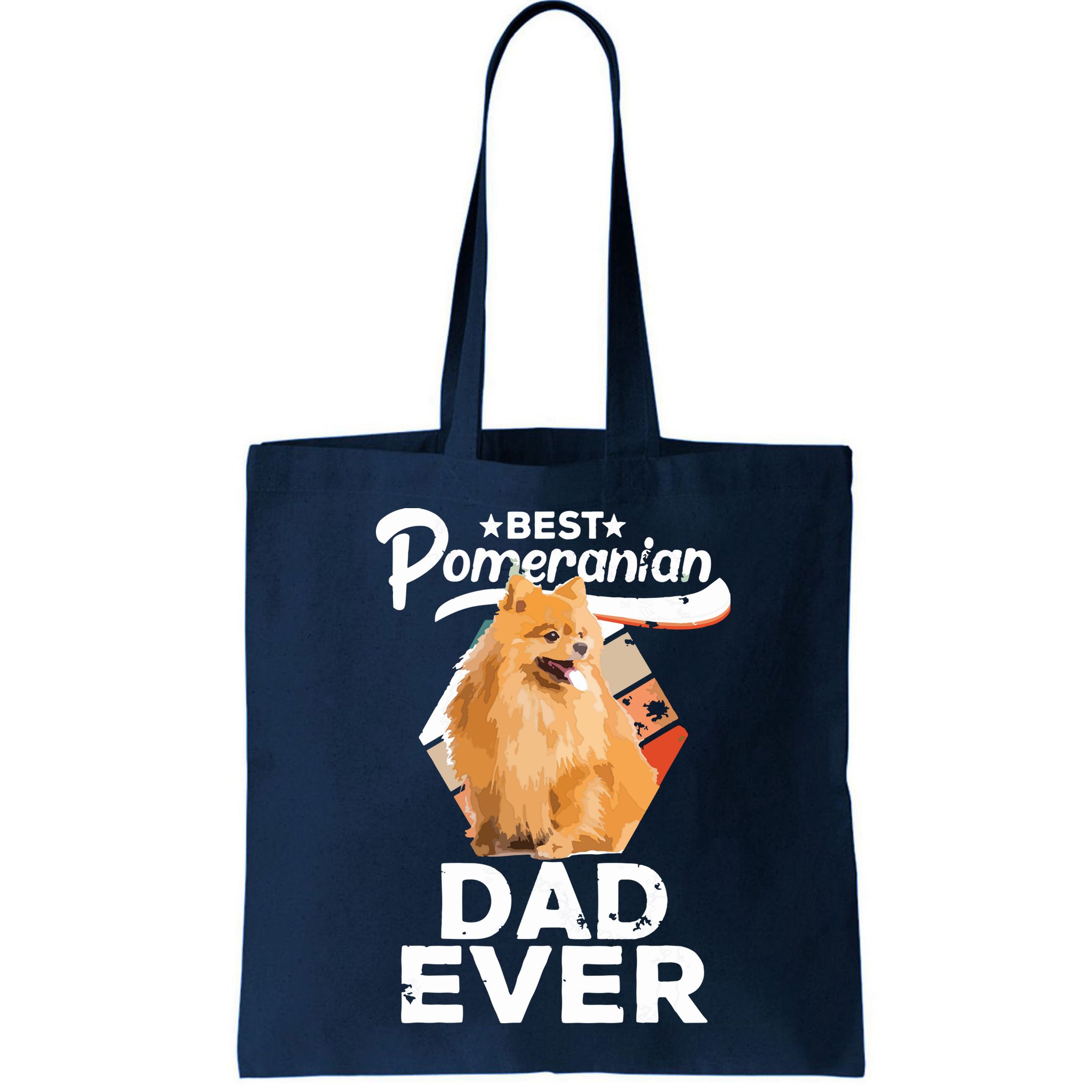 Pomeranian Gifts For Men Best Pomeranian Dad Ever Bag