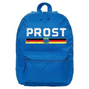 Prost German Flag Crest Eagle Bavarian Oktoberfest 16 in Basic Backpack