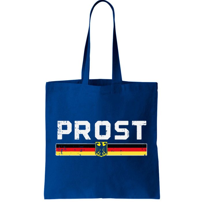 Prost German Flag Crest Eagle Bavarian Oktoberfest Tote Bag