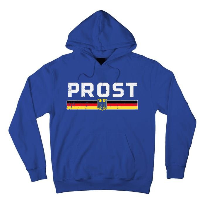 Prost German Flag Crest Eagle Bavarian Oktoberfest Tall Hoodie