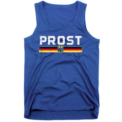 Prost German Flag Crest Eagle Bavarian Oktoberfest Tank Top