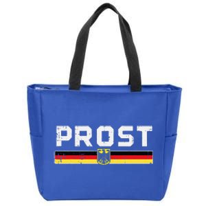 Prost German Flag Crest Eagle Bavarian Oktoberfest Zip Tote Bag