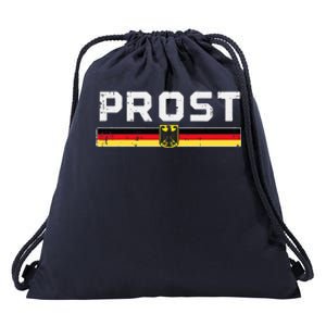 Prost German Flag Crest Eagle Bavarian Oktoberfest Drawstring Bag