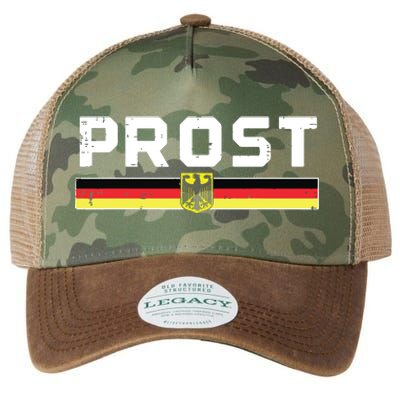 Prost German Flag Crest Eagle Bavarian Oktoberfest Legacy Tie Dye Trucker Hat