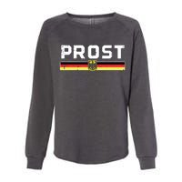 Prost German Flag Crest Eagle Bavarian Oktoberfest Womens California Wash Sweatshirt