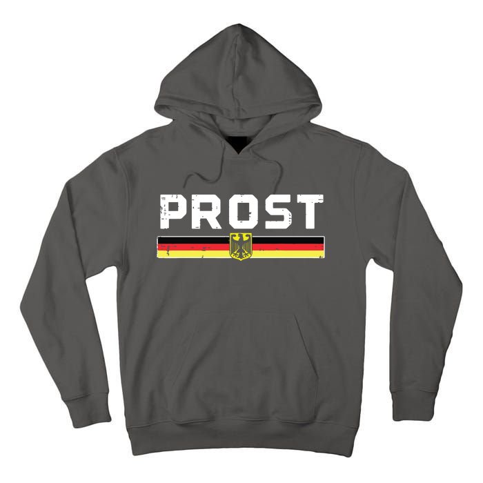 Prost German Flag Crest Eagle Bavarian Oktoberfest Tall Hoodie