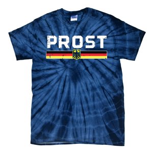 Prost German Flag Crest Eagle Bavarian Oktoberfest Tie-Dye T-Shirt