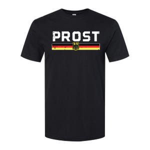 Prost German Flag Crest Eagle Bavarian Oktoberfest Softstyle CVC T-Shirt