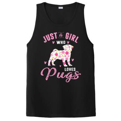 Pug Gifts For Funny Just A Who Loves Pugs PosiCharge Competitor Tank