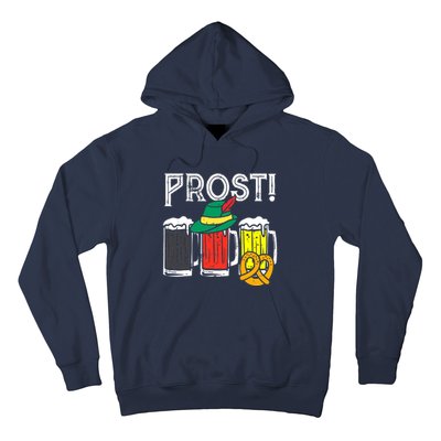 Prost German Flag Colors Hat Bavarian Oktoberfest Hoodie