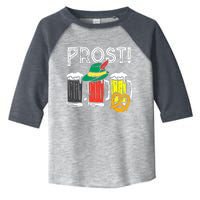 Prost German Flag Colors Hat Bavarian Oktoberfest Toddler Fine Jersey T-Shirt