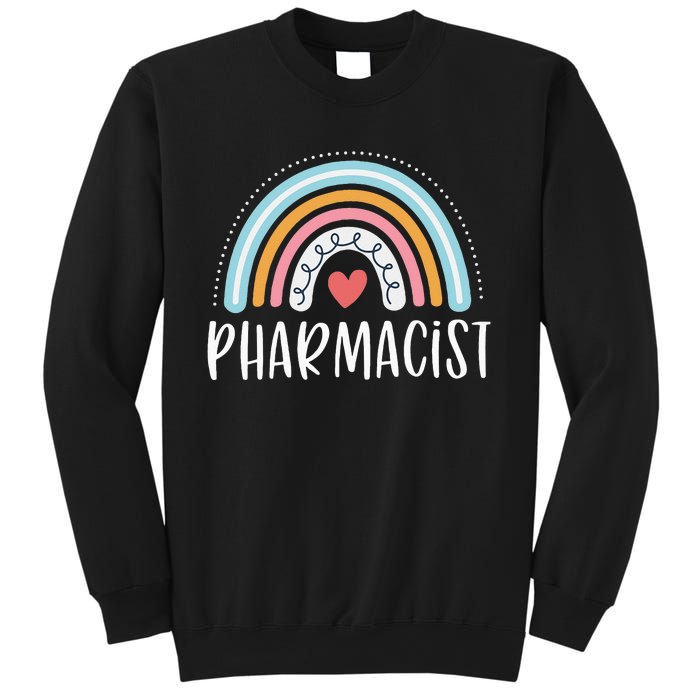 Pharmacist Gifts For Wo Funny Pharmacy Rainbow Sweatshirt