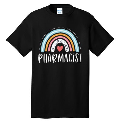 Pharmacist Gifts For Wo Funny Pharmacy Rainbow Tall T-Shirt