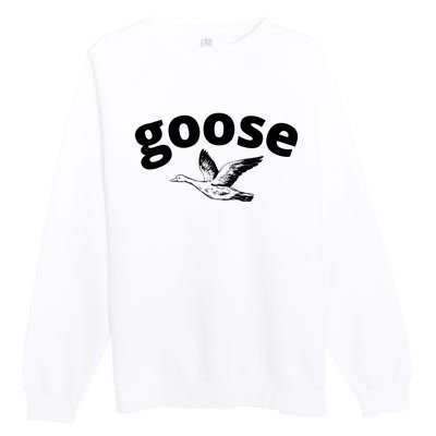 Padres Goose Funny Padres Goose Meme Premium Crewneck Sweatshirt