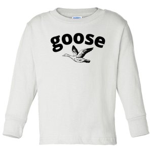 Padres Goose Funny Padres Goose Meme Toddler Long Sleeve Shirt