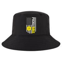 Pickleball Gift_American Flag Pickleball Paddle Cool Comfort Performance Bucket Hat