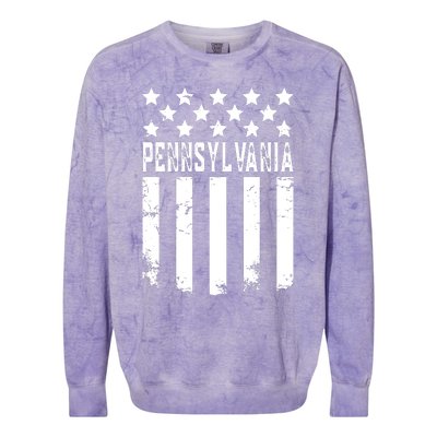 Pennsylvania Gift Funny Colorblast Crewneck Sweatshirt