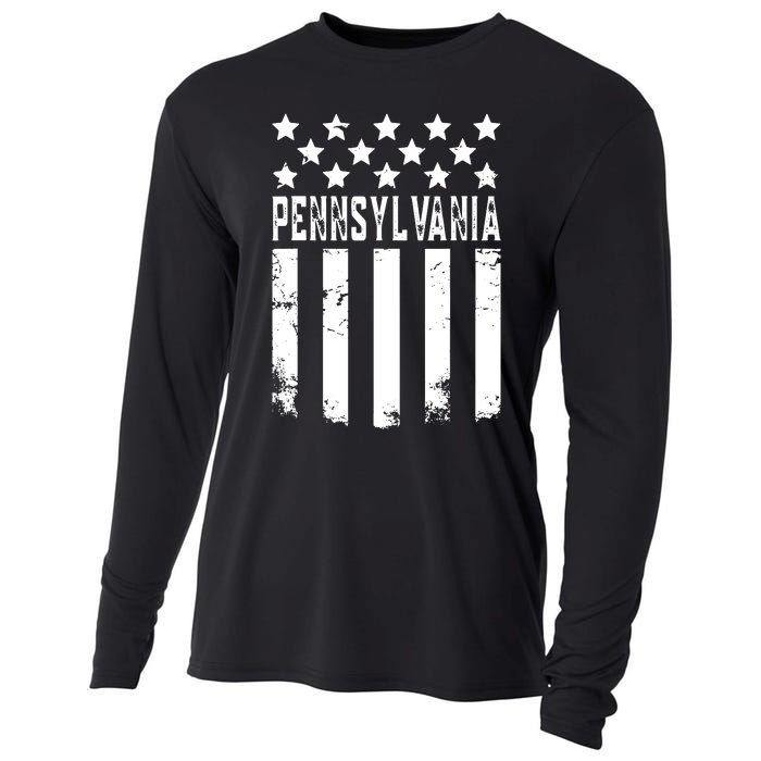 Pennsylvania Gift Funny Cooling Performance Long Sleeve Crew