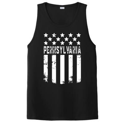 Pennsylvania Gift Funny PosiCharge Competitor Tank