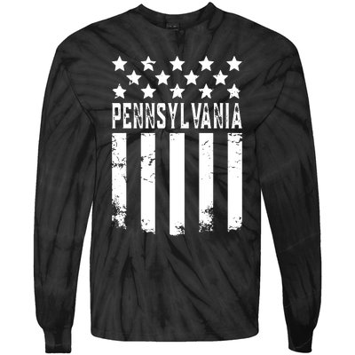 Pennsylvania Gift Funny Tie-Dye Long Sleeve Shirt