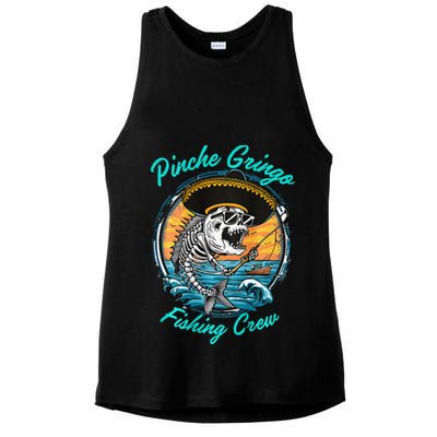 P.I.N.C.H.E Gringo Fishing Crew Ladies PosiCharge Tri-Blend Wicking Tank