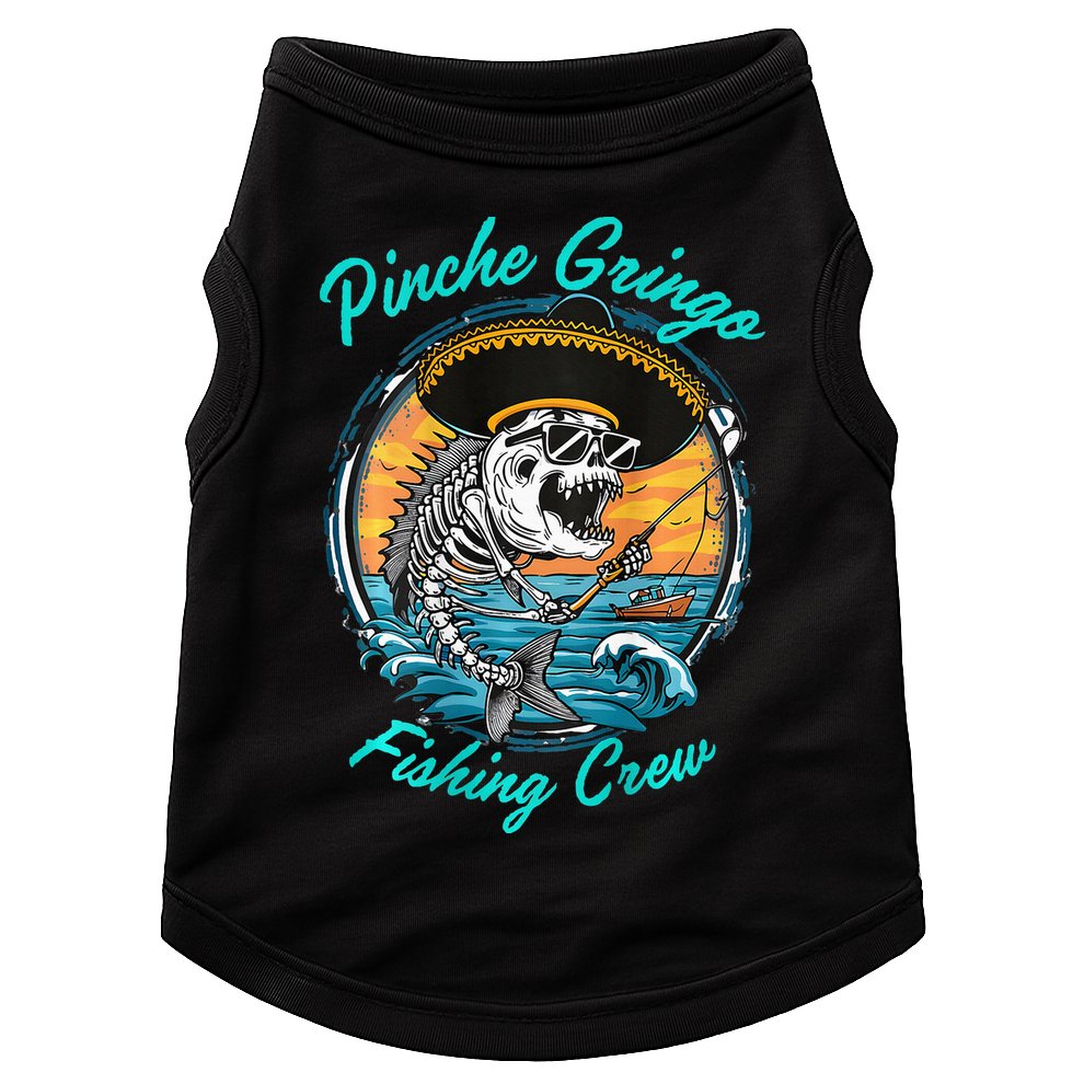 P.I.N.C.H.E Gringo Fishing Crew Doggie Tank