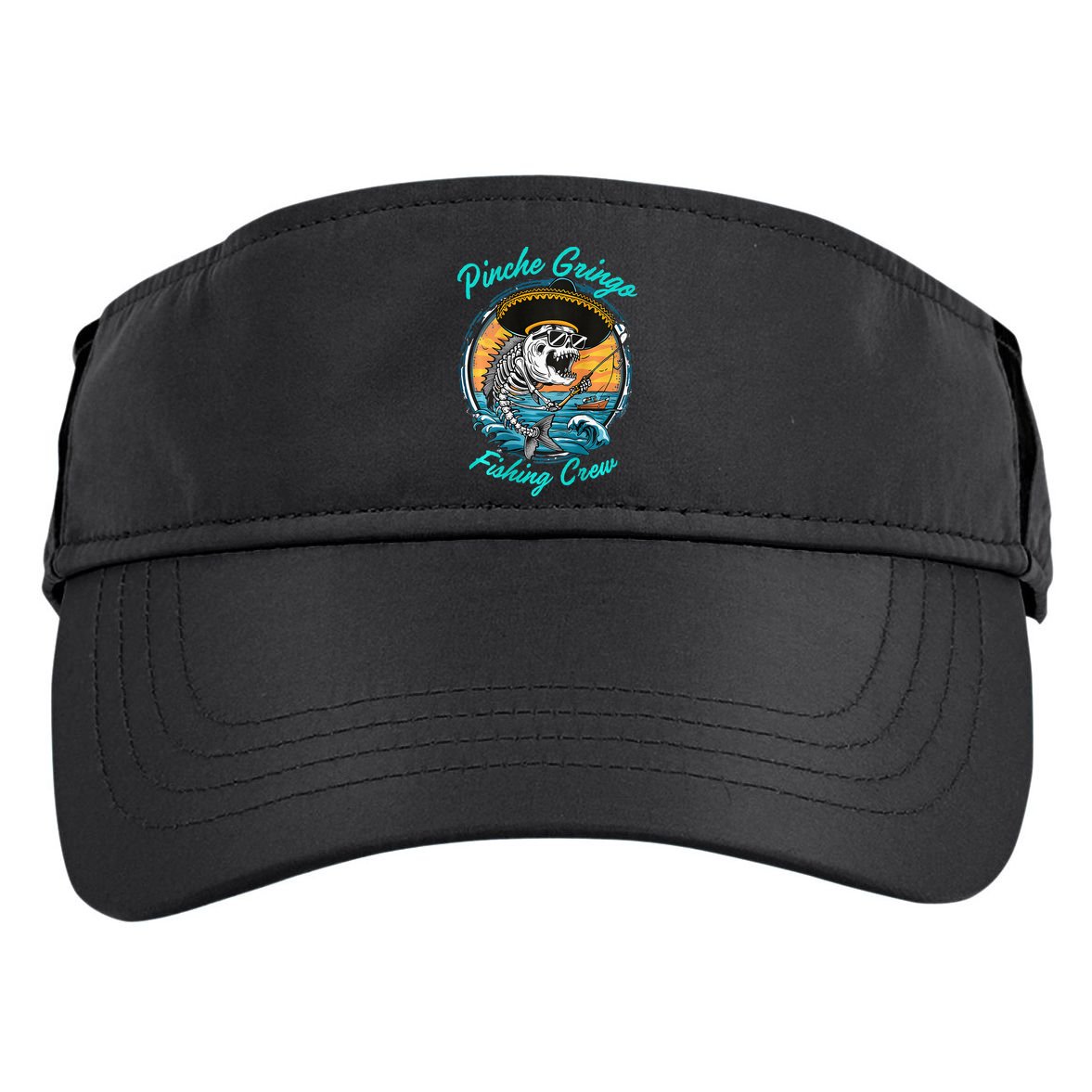 P.I.N.C.H.E Gringo Fishing Crew Adult Drive Performance Visor