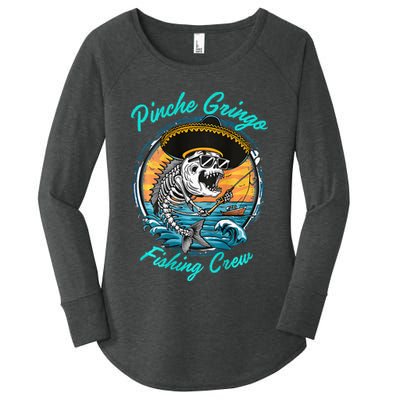 P.I.N.C.H.E Gringo Fishing Crew Women's Perfect Tri Tunic Long Sleeve Shirt