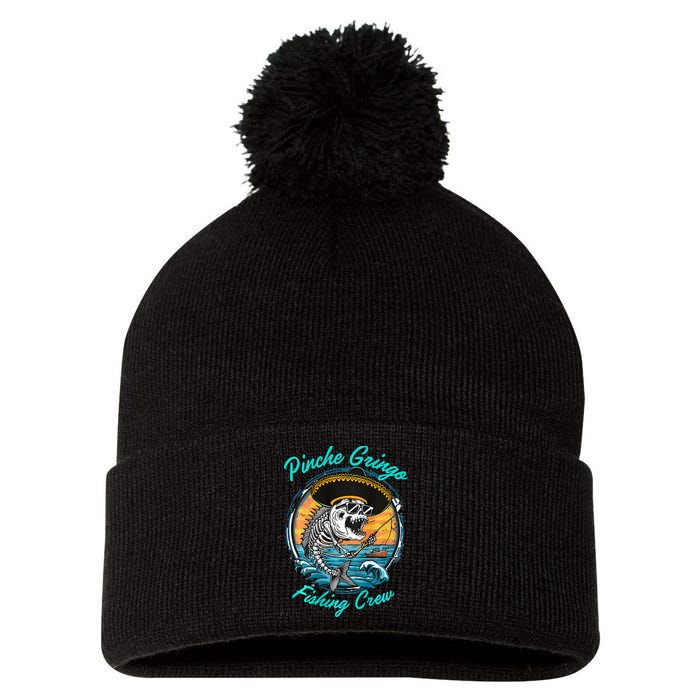 P.I.N.C.H.E Gringo Fishing Crew Pom Pom 12in Knit Beanie
