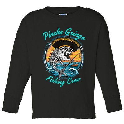 P.I.N.C.H.E Gringo Fishing Crew Toddler Long Sleeve Shirt