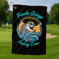 P.I.N.C.H.E Gringo Fishing Crew Golf Towel