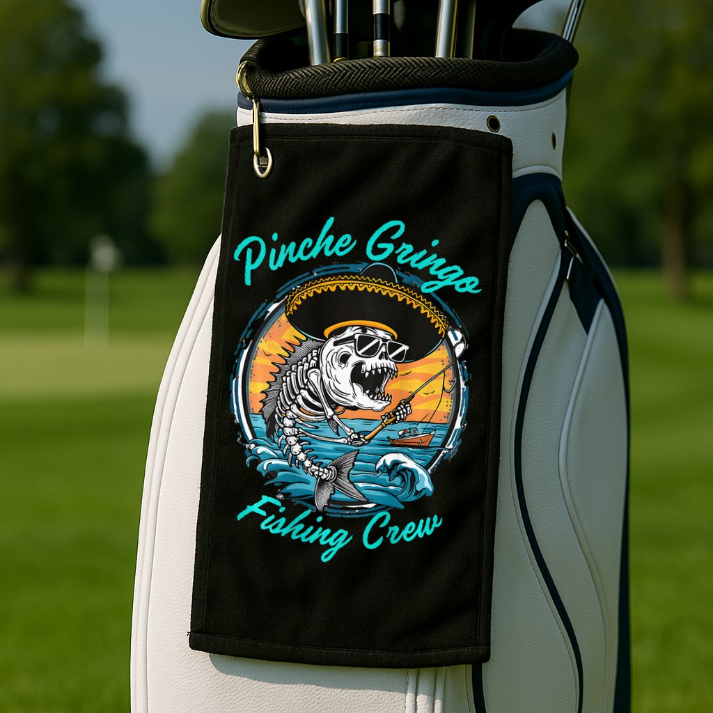 P.I.N.C.H.E Gringo Fishing Crew Golf Towel