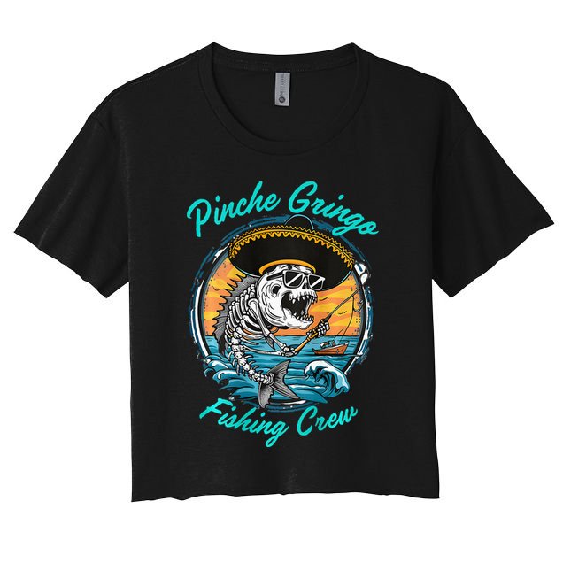 P.I.N.C.H.E Gringo Fishing Crew Crop Top