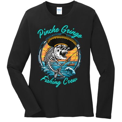 P.I.N.C.H.E Gringo Fishing Crew Ladies Long Sleeve Shirt