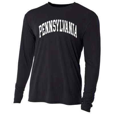 Pennsylvania Gift Funny Cooling Performance Long Sleeve Crew