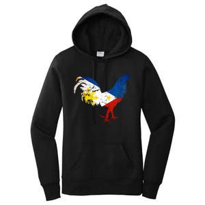 Philippines Gamefowl Filipino Flag Gallegos Rooster style 2 Women's Pullover Hoodie