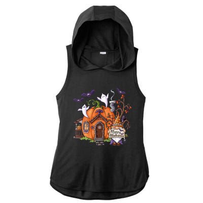 Pumpkin Gnomes Fall Autumn Cute Halloween Thanksgiving Tee Gift Ladies PosiCharge Tri-Blend Wicking Draft Hoodie Tank