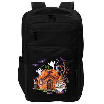 Pumpkin Gnomes Fall Autumn Cute Halloween Thanksgiving Tee Gift Impact Tech Backpack