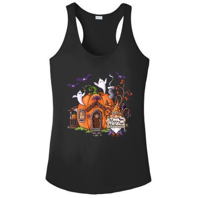 Pumpkin Gnomes Fall Autumn Cute Halloween Thanksgiving Tee Gift Ladies PosiCharge Competitor Racerback Tank