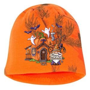 Pumpkin Gnomes Fall Autumn Cute Halloween Thanksgiving Tee Gift Kati - Camo Knit Beanie