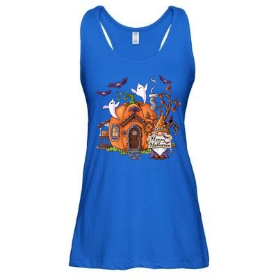 Pumpkin Gnomes Fall Autumn Cute Halloween Thanksgiving Tee Gift Ladies Essential Flowy Tank