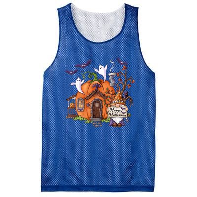 Pumpkin Gnomes Fall Autumn Cute Halloween Thanksgiving Tee Gift Mesh Reversible Basketball Jersey Tank