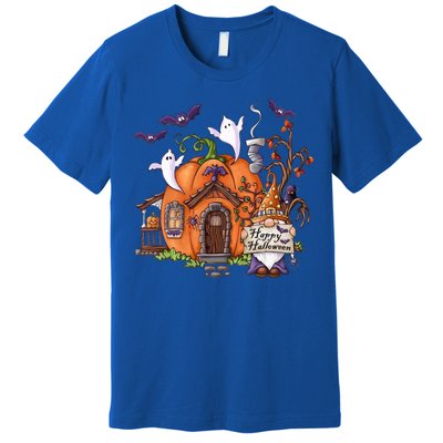 Pumpkin Gnomes Fall Autumn Cute Halloween Thanksgiving Tee Gift Premium T-Shirt