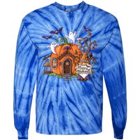 Pumpkin Gnomes Fall Autumn Cute Halloween Thanksgiving Tee Gift Tie-Dye Long Sleeve Shirt