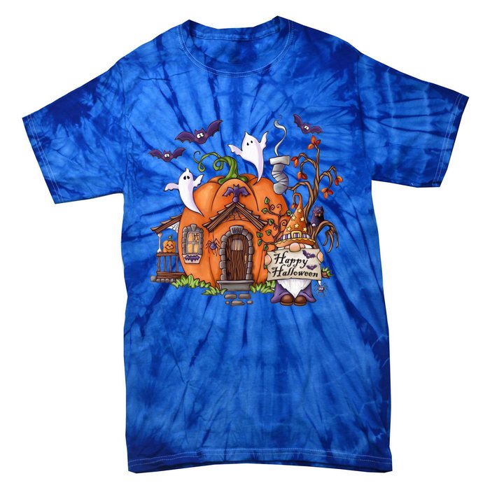 Pumpkin Gnomes Fall Autumn Cute Halloween Thanksgiving Tee Gift Tie-Dye T-Shirt