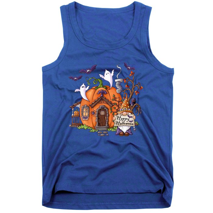 Pumpkin Gnomes Fall Autumn Cute Halloween Thanksgiving Tee Gift Tank Top